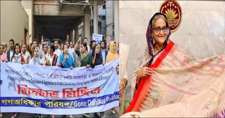 Bangladesh India out campaign Sheikh Haseena wazed
