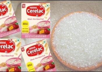 Nestle baby food using sugar in india