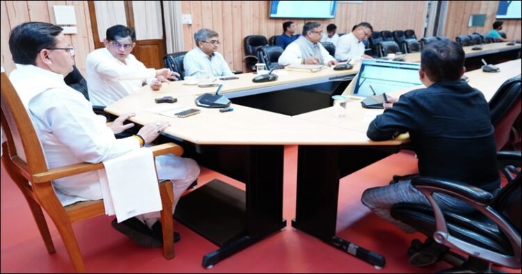 Uttarakhand CM Pushkar Singh Dhami hold meeting to stop forest fire