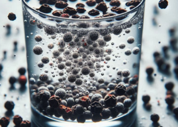 black pepper water