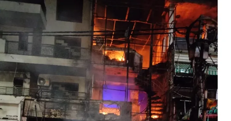 दिल्ली में बच्चों के अस्पताल में लगी आग। (फाइल फोटो)