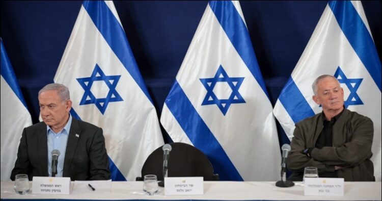 Israel Hamas War Benjamin Netanyahu benny gantz