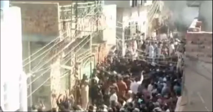Pakistan Islamic mob attack on christian in blashphemy