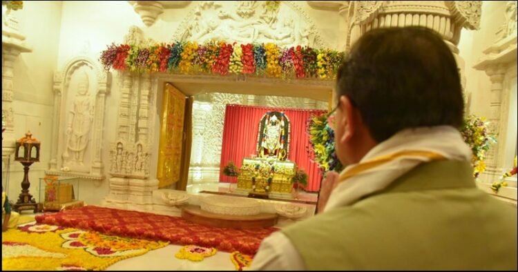 Uttarakhand CM pushkar Singh Dhami in Ayodhya
