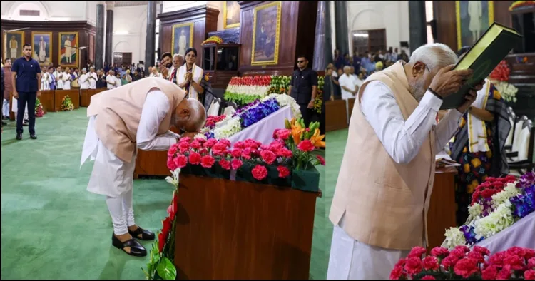 PM Narendra Modi speaks on emergency during parliment session