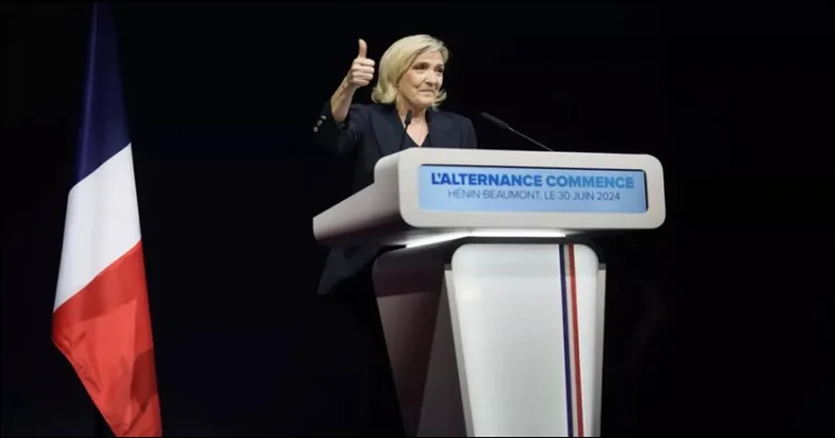 Far Right National Rally Party won first phase of french election