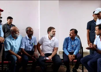 With 8 cameramen Rahul Gandhi met 50 loco pilots Railway said All were outsiders