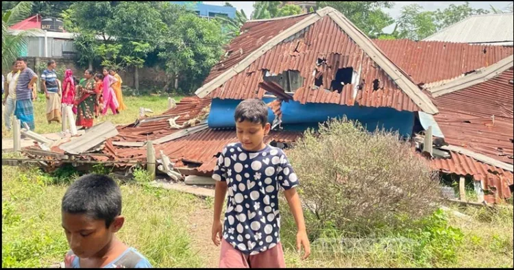 Bangladesh Hindu Temple Vandalised by Islamist