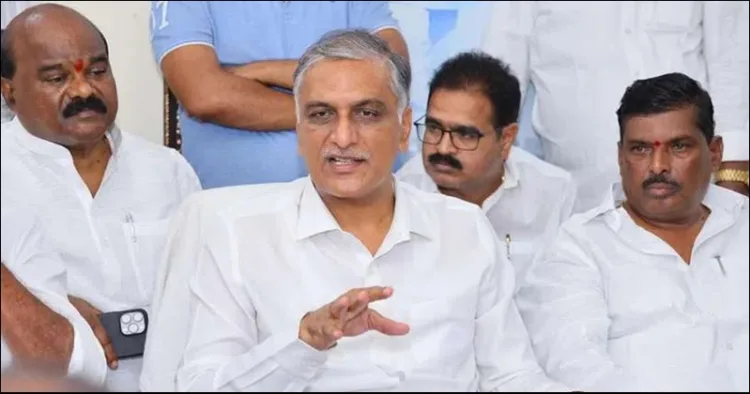 Harish Rao attack on congress