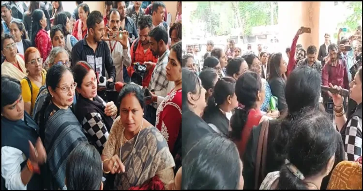 Indore Love jihad women protesting against judge