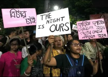 Kolkata Rape case women protesting for women