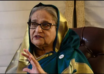 Sheikh Haseena Wazed house burnt in bangladesh