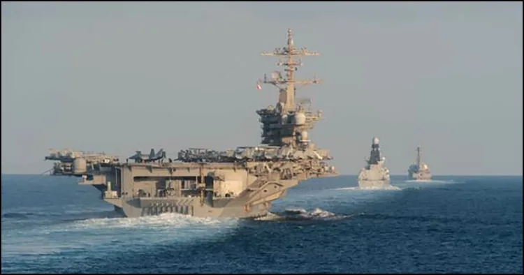 US sends uss abraham lincoln to middile east amid fear of war against Israel