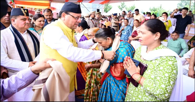 Uttarakhand CM pushkar Singh dhami on independence day