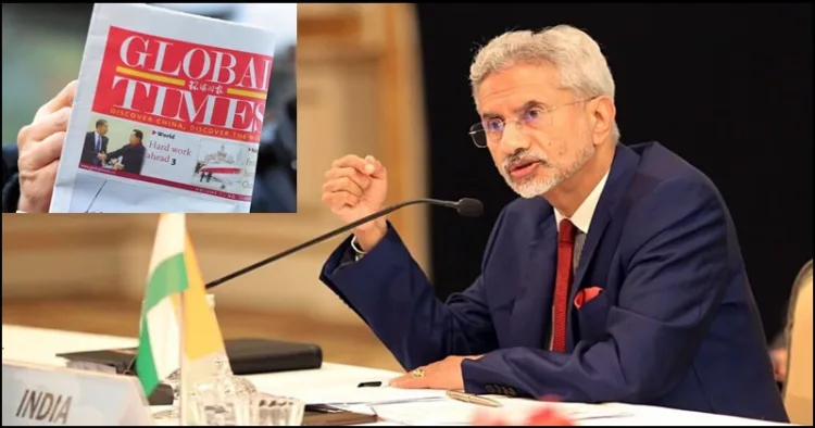 Global Times published an article against S Jaishankar later removed