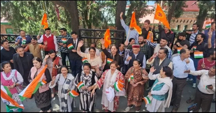 Himachal Pradesh Hindu organisation protested against Waqf board