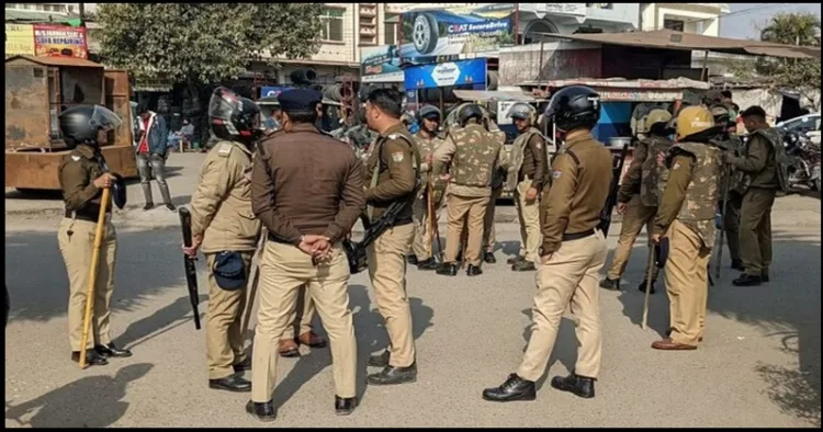 Uttarakhand police Muslim procession