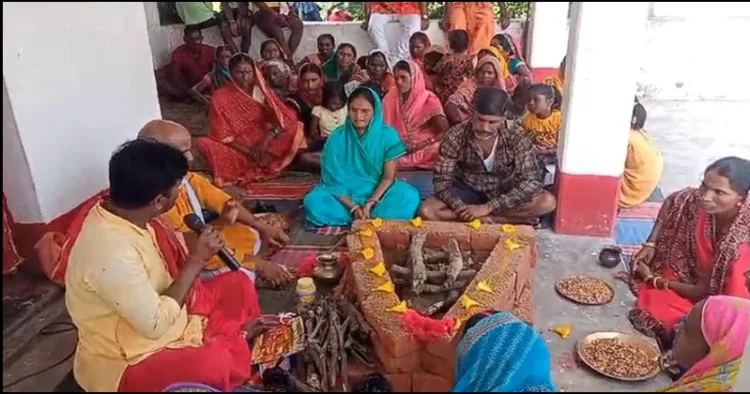 7 Cristians families Adopted Sanatan Dharma in Nawada