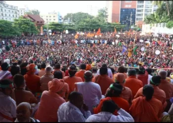 Bangladesh Hindu protest against Muhammad yunus government