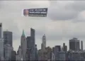 Poster in the Air of US sky to save bangladeshi Hindu