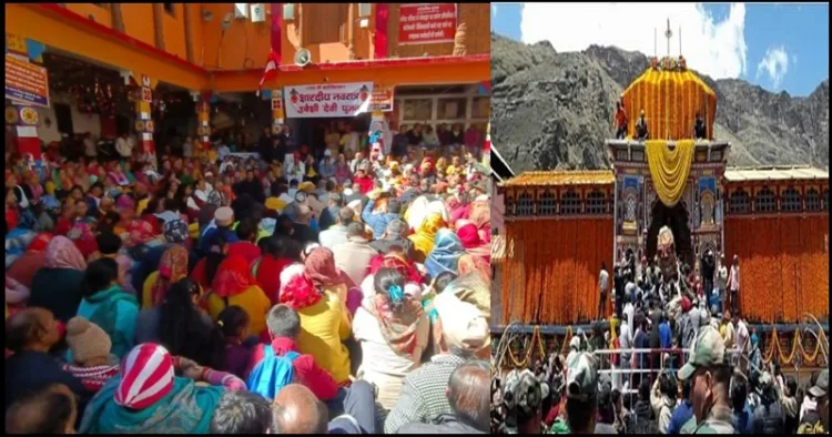 Uttarakhand Badrinath kapat