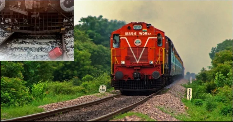 Uttarakhand Cilynder found on Railway track