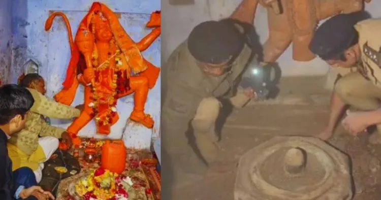 संभल में मिला सालों पुराना मंदिर