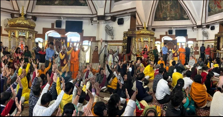 Iskcon organised worldwide prayer against the persicution of bangladeshi hindu