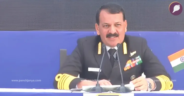 Navy Chief Admiral Dinesh K Tripathi