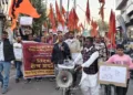 protest against hindu persecution in bangladesh