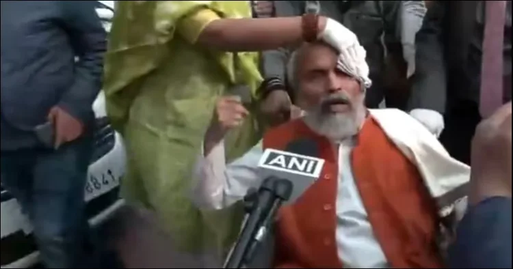 Rahul Gandhi Pushed up BJP MP Pratap Sarangi