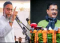 Delhi Assembaly Election-2024 Asduddin Owaisi Attack on Kejriwal