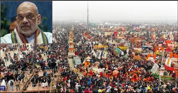 HM Amit Shah to take holy dip in Prayagraj Mahakumbh