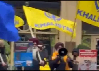 Khalistani protest in front indian high commission london