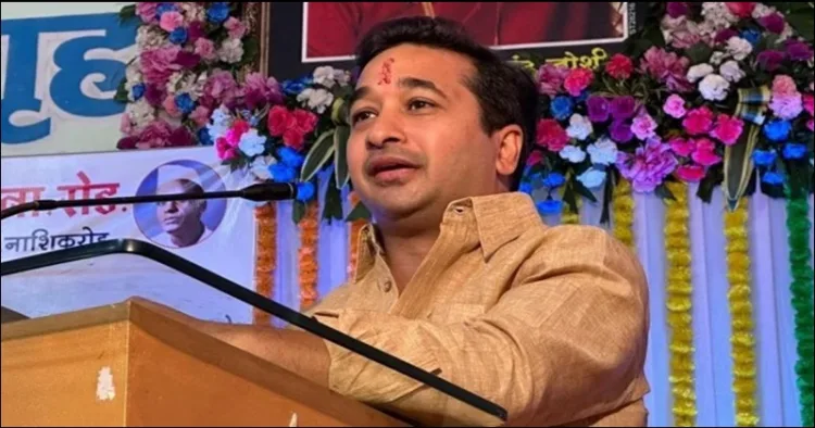 Minister Nitesh Rane demands to Ban Burqa