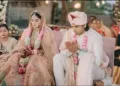 Neeraj Chopra tird knot with Himani Mor