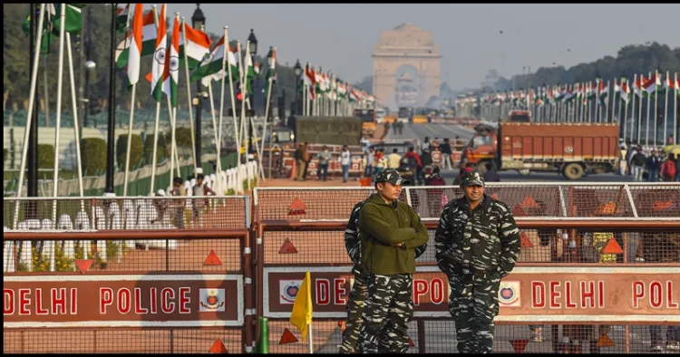 Security of Republic Day in kartavya path