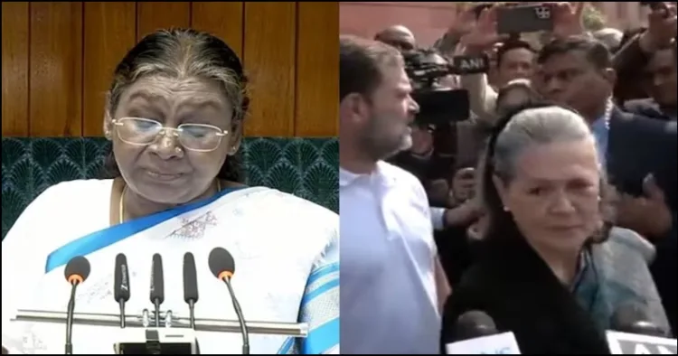 Sonia Gandhi insulted president Draupadi Murmu