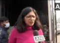 Swati Maliwal protest against Arvind kejriwal