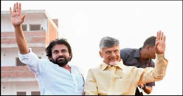 Delhi assembly election 2025 Pawan kalyan N chandrababu naidu supporting BJP