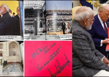 Donald trump gifted a coffee table book to PM Modi