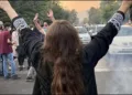 Iran hijab protest women raised slogan dictator death