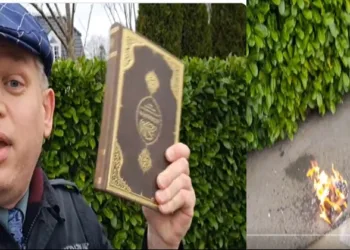 Rasmas Palundan burnt Quran in front of turkish abmassy