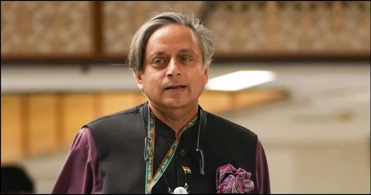 Shashi Tharoor shows mirror to Congress