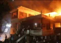 Shiekh Mujiburrahman house burnt