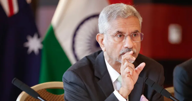 भारत के विदेश मंत्री एस जयशंकर