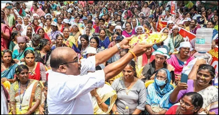 Kerala Asha workers protest