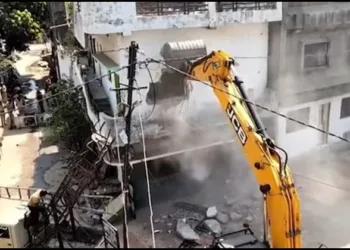 Nagpur Violence Buldozer