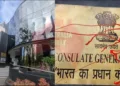 Austrelia Indian consulate Vandalised