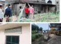 हटाए गए अवैध निर्माण